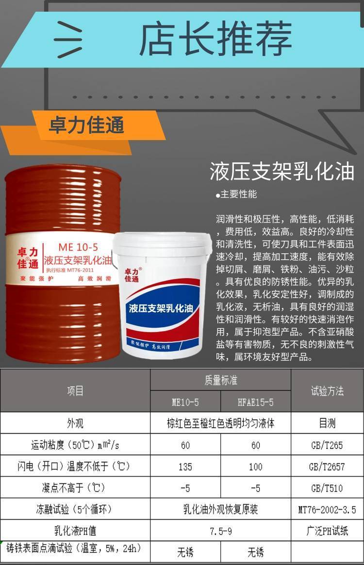 矿山润滑油与液压支架乳化油浓缩液配比用水的技术要求